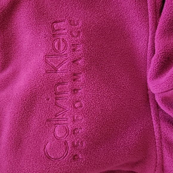 CALVIN Klein Performance Fuchsia Quick Dry Zip-Up Jacket - Picture 5 of 9